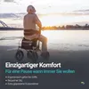 Helavo Outdoor Rollator mit Luftbereifung – Faltbarer Produktbild-Vorschau 4
