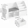 Kinderregal mit Sitzbank 125 cm Weiß MDF Produktbild-Vorschau 7