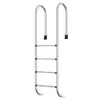 vidaXL Pool-Leiter 54x38x184,5 cm Edelstahl 304 Produktbild-Vorschau 1