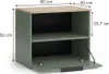 Kommode Vicco Wido Grün 60 x 50 cm mit klappe, Model 57449 Produktbild-Vorschau 2