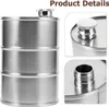 Flachmann, 740-ml-Flachmann aus Edelstahl in Form eines Produktbild-Vorschau 3