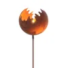 Metall Stecker. FEUERBALL. Feuerkugel, Gartenstecker Produktbild-Vorschau 5