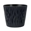 Anthracietkleurige bloempot met binnenpot Sandy Round Productafbeelding-voorbeeld 19