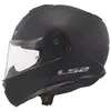 A black LS2 motorcycle helmet shown from the side. Produktbild-Vorschau
