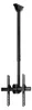 A black ceiling mount for a television. Produktbild-Vorschau