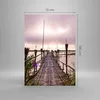 Bilder auf glas - Einteilig - Brücke See Fackel - 70x100cm Produktbild-Vorschau 3