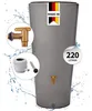 4rain VASO 2en1 barril para agua de lluvia 220 L gris zinc Vista previa de la imagen del producto 1