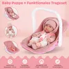 Babypuppe mit Trage – 30,5 cm – Rosa – Spielset für Produktbild-Vorschau 2