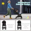 Poussette pliable COSTWAY, poussette de voyage avec dossier Voir les images du produit 5