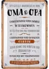 LANOLU Retro Blechschild Geschenk für Oma und Opa Pension Produktbild-Vorschau 1