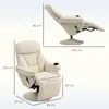 Poltrona reclinabile HOMCOM con funzione relax, poltrona TV Anteprima dell’immagine prodotto 3