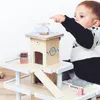 Holzparkhaus mit Aufzug - 3-stöckige Garage - mit Autos und Produktbild-Vorschau 2