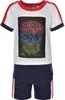 Shialy Jungen Set mit coolen Motiv Blau 128 Produktbild-Vorschau 1