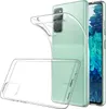 A clear phone case is shown in front of a green smartphone. Anteprima dell’immagine prodotto