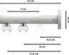 Interdeco Innenlaufstange / Gardinenstange mit Innenlauf Produktbild-Vorschau 2