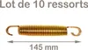 Confezione da 10 molle dorate per trampolino, 145 mm Anteprima dell’immagine prodotto 2