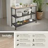 tectake® Konsolentisch Bristol 100 x 30 x 81 cm Produktbild-Vorschau 2