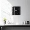 Schöne Uhr aus gehärtetem Glas Leiser Mechanismus Produktbild-Vorschau 2