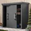 GFP Primeyard Armoire de jardin en métal 180x78x161 cm Voir les images du produit 2