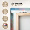 Leinwand Bilder 80x60 cm - Abstrakt Bunt, moderne Wanddeko Produktbild-Vorschau 3