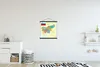 MuchoWow® Textilposter Bunte Landkarte von Slowenien und Produktbild-Vorschau 2