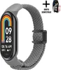 Armband Für Xiaomi Smart Band 8 9 * Grau * Nylon Magnet Produktbild-Vorschau 1