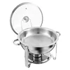 2PCS Buffet Wärmegerät 4.5L Gratinpfanne als Esswärmer mit Produktbild-Vorschau 6