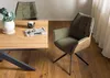 MASSIVMOEBEL24 Drehstuhl 61x61x89 braun / grün HENRI #101 Produktbild-Vorschau 2