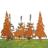 4 Stück Gartenstecker Beetstecker 2X Elch + 2X Produktbild-Vorschau 5