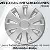 Radkappen 15 Zoll  silber - Radzierblenden 4er-Set von Produktbild-Vorschau 7