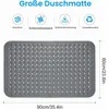 Protisklzová podložka pod sprchu, 60x90 cm, sivá, vyrobená Náhľad obrázku produktu 2