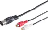 DIN Verlängerung 5-pol.Stecker/ 2 Cinchbuchse 0,2m Produktbild-Vorschau 1