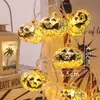 2.5m Halloween Golden Kürbis LED Lichterkette 8 Lichtmodi Produktbild-Vorschau 3