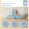 Bieco Holz Regenbogen Baby blau - Steckspiel Holz - Produktbild-Vorschau 3