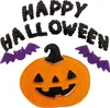Halloween dekorácie okien gélové tekvice Náhľad obrázku produktu 1
