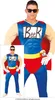 Costume de super-héros Beerman pour homme taille M - XL, Voir les images du produit 7