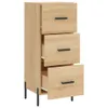 The Living Store Sideboard Sonoma-Eiche 34,5x34x90 cm Produktbild-Vorschau 5