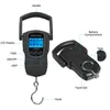 A black portable digital scale with its components labeled. Produktbild-Vorschau