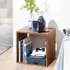 Wohnling Bois massif Sheesham Etagère cube 43.5 x 43.5 x 33 Voir les images du produit 9