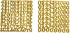 Wachsset "Zahlen & Buchstaben" Gold Produktbild-Vorschau 1