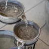 esotec Solar Kaskadenbrunnen Firenze aus Keramik, grau, Produktbild-Vorschau 3
