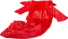 A red fleece blanket with sleeves is laid out on a white background. Náhľad obrázku produktu