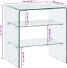 vidaXL Couchtisch 50x40x56 cm Hartglas Produktbild-Vorschau 5