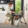 Kinderkraft TUMMIE 2-in-1 Fütterungsstuhl - klappbar - Produktbild-Vorschau 2