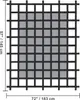 Siatka ładunkowa VEVOR, 183 x 145 cm, siatka do przestrzeni Podgląd zdjęcia produktu 8