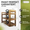 CASARIA® Schuhregal mit 3 Ebenen 85x26x62cm Produktbild-Vorschau 5