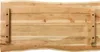 SAM® Tischplatte Baumkante Akazie Natur 80 x 40 cm CURTIS Produktbild-Vorschau 3