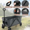 GOPLUS Bollerwagen faltbar, Handwagen mit 360° drehbaren Produktbild-Vorschau 2