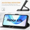Ganbary Honor X7b/Honor 90 Handyhülle Premium Leder Schwarz Produktbild-Vorschau 5
