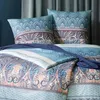 Estella Mako Jersey Bettwäsche 135x200 Carmen bleu Paisley Produktbild-Vorschau 8